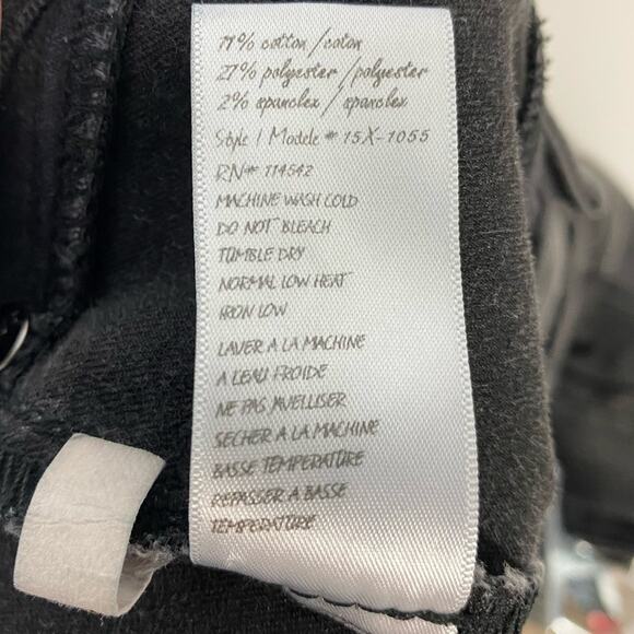 BLANKNYC CRUNCHY LICORICE SKINNY FAUX LEATHER JEANS SIZE 27 - Picture 10 of 12